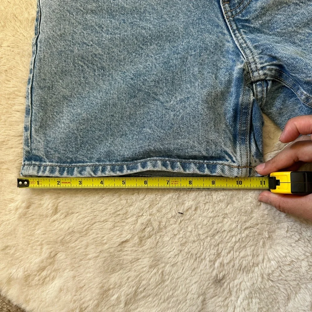 Zara high waist Denim Shorts - Picture 5 of 9